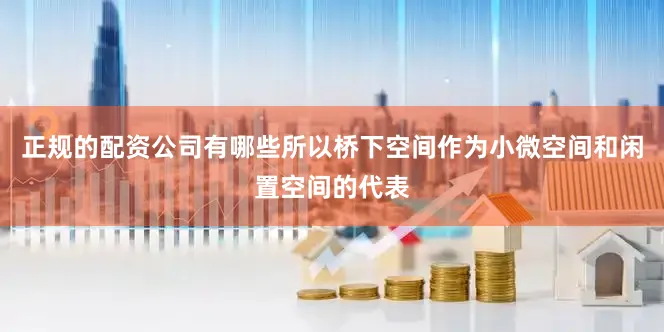 正规的配资公司有哪些所以桥下空间作为小微空间和闲置空间的代表